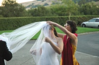 032-Wedding Day - Wind Take the Veil 09-18-2005.JPG